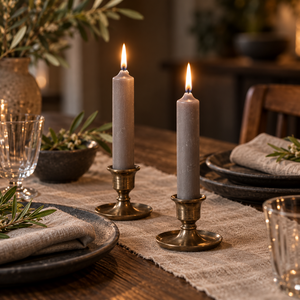 Rustic Dinner Candle