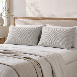 Waffle Pair of Pillowcases