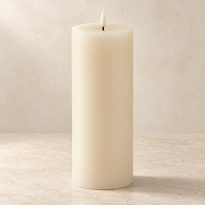 Luxe LED Candle - Taupe - 23cm