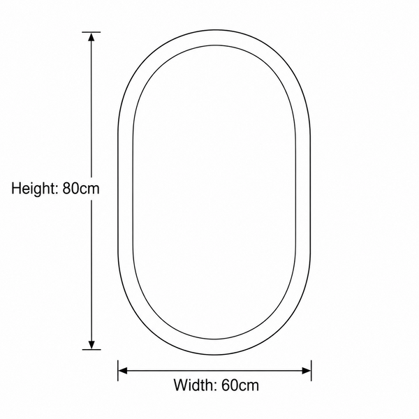 Oval Wall Mirror