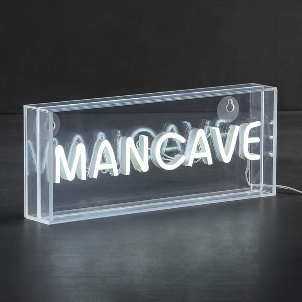 Mancave LED Neon Acrylic Box