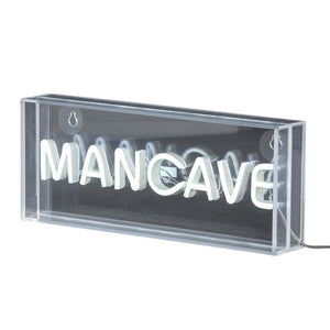 Mancave LED Neon Acrylic Box