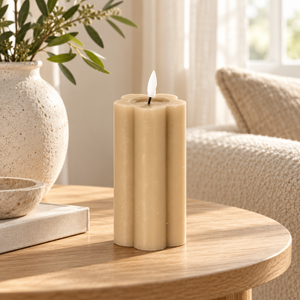 Luxe LED Candle - Stone - 15cm