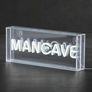 Mancave LED Neon Acrylic Box
