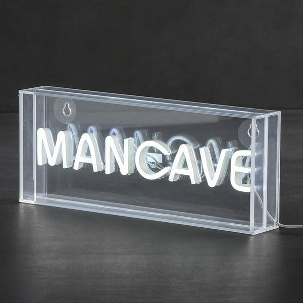 Mancave LED Neon Acrylic Box