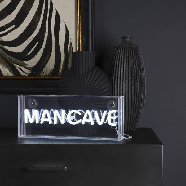 Mancave LED Neon Acrylic Box