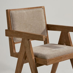 Adagio Dining Chair - Linen Fabric