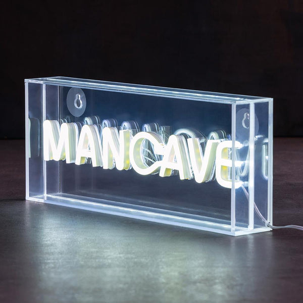 Mancave LED Neon Acrylic Box
