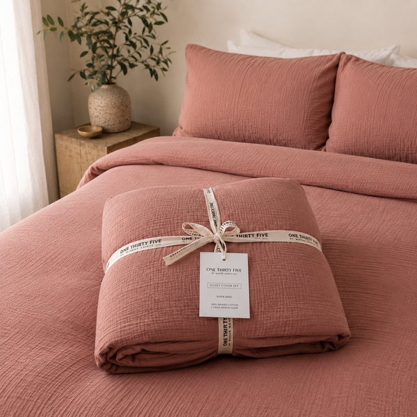 Duvet Set - Terracotta
