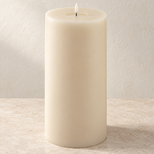 Luxe LED Candle - Taupe - 30cm