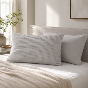 Waffle Pair of Pillowcases