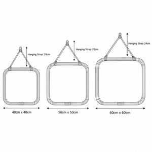 Peru Wall Mirror - Set of 3