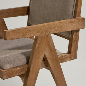 Adagio Dining Chair - Linen Fabric