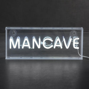 Mancave LED Neon Acrylic Box