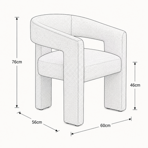 Delmar Armchair - Natural