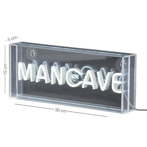 Mancave LED Neon Acrylic Box