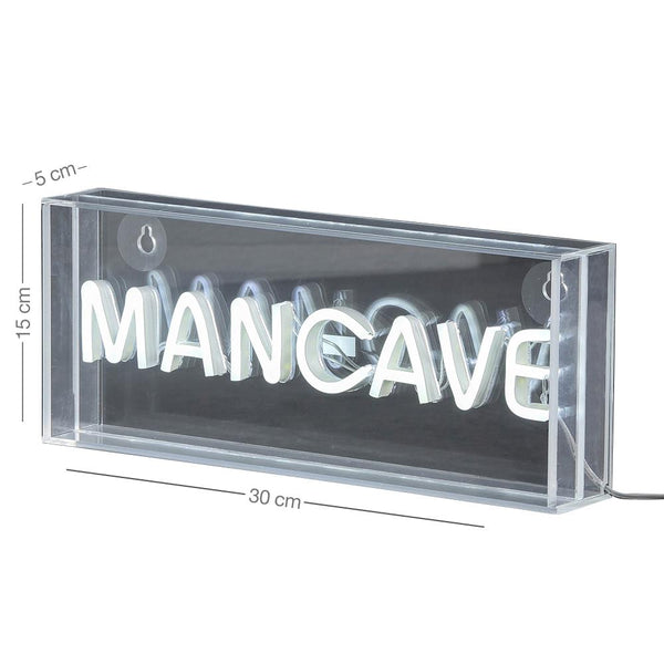 Mancave LED Neon Acrylic Box