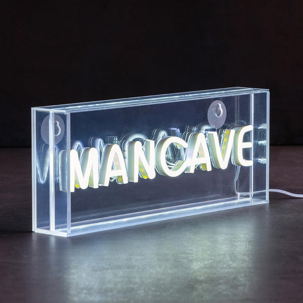 Mancave LED Neon Acrylic Box