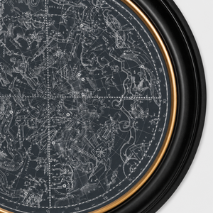 Constellations Maps Framed Wall Art - Set of 2 x 70cm