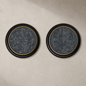 Constellations Maps Framed Wall Art - Set of 2 x 70cm
