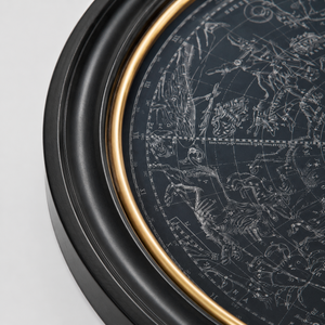 Constellations Maps Framed Wall Art - Set of 2