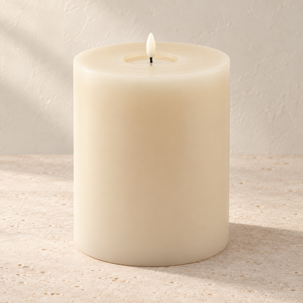 Luxe LED Candle - Taupe - 13cm