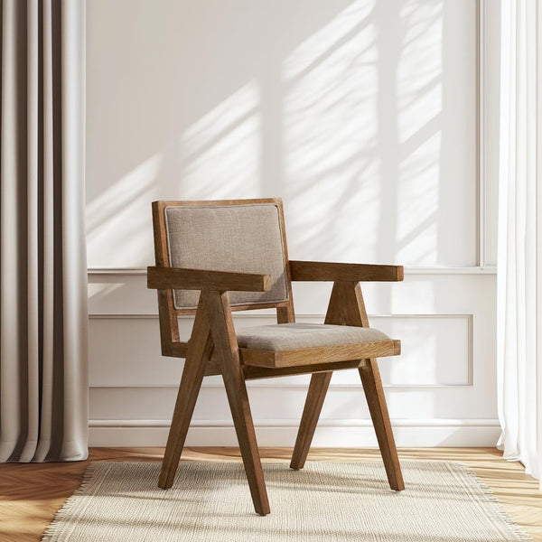 Adagio Dining Chair - Linen Fabric