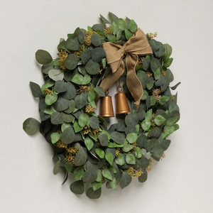 Eucalyptus Wreath with Bells