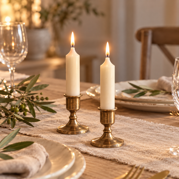 Rustic Dinner Candle