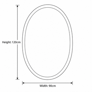 Oval Wall Mirror