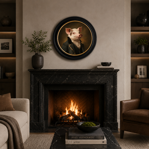 Posh Pig Framed Wall Art x 96cm