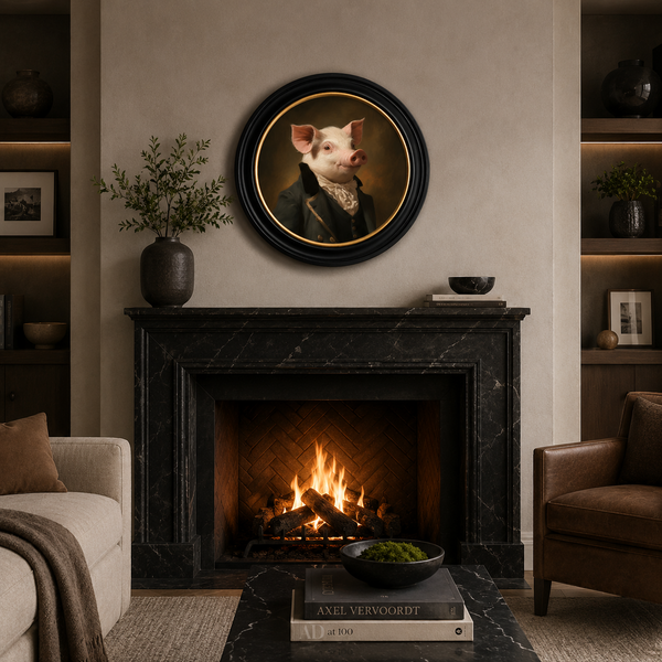 Posh Pig Framed Wall Art x 96cm