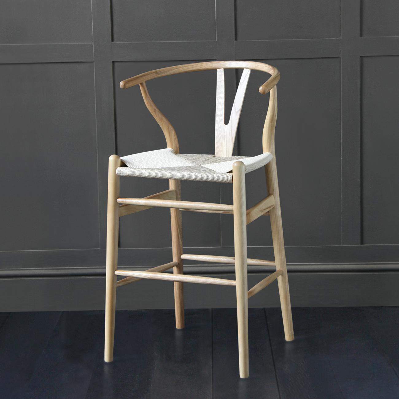 Wishbone style counter discount stool