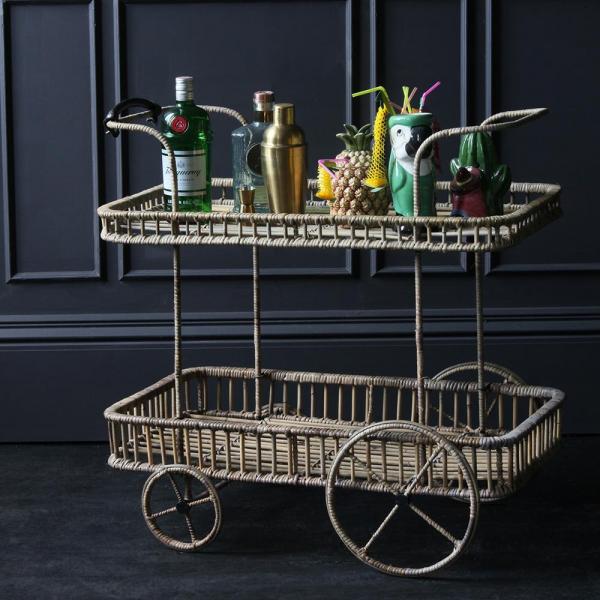 How to Style a Drinks Trolley for the Ultimate Summer Cocktail Party 