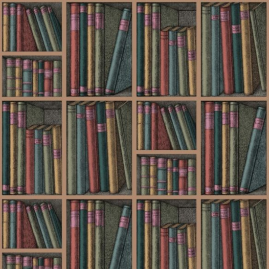 Cole & Son Wallpaper - Ex Libris - Multi-coloured