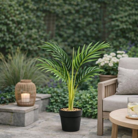 Hawaiian Palm Tree - Green - Real Touch - Artificial Plant - 60cm