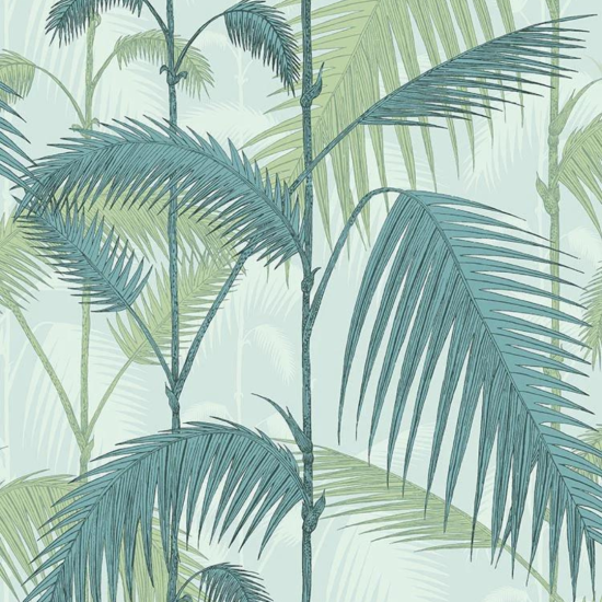 Cole & Son Wallpaper - Palm Jungle Icons - Seaform