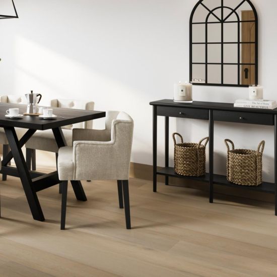 Enzo Console Table - Matte Black - 2 Drawer Storage - Rubberwood Frame - 110cm