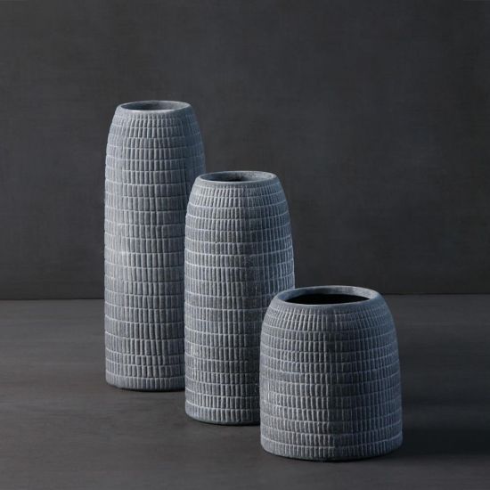 Stoneware Vases Set of 3