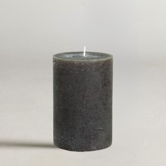 Rustic Pilar Candle - 15cm - 90 Hours Burn Time - Coffee