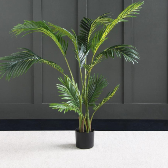 Real Touch Palm Tree Decorative Indoor Artificial Plant - 110cm