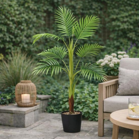Hawaiian Palm - Green - Real Touch - Artificial Plant - 110cm