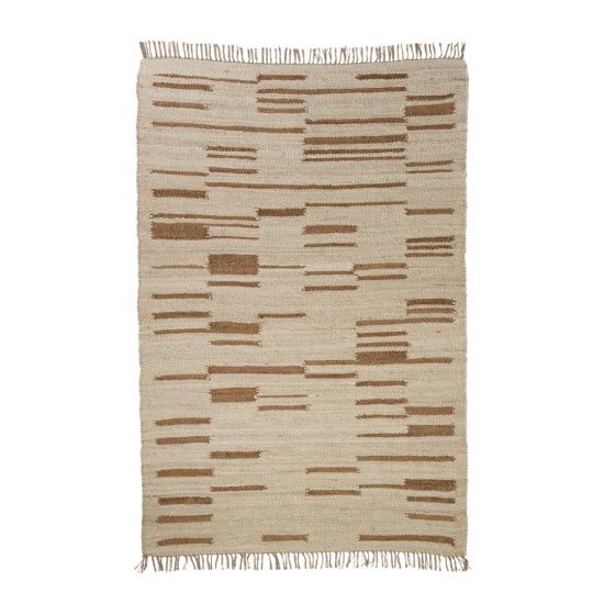 Kova Area Rug - Brown and Natural - Abstract Design - 120 x 170cm