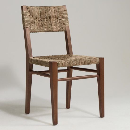 Finley Dining Chair - Natural Grass Rope Seat - Elm Frame