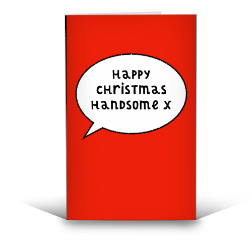 Happy Christmas Handsome Greetings Card - - A6 Portrait