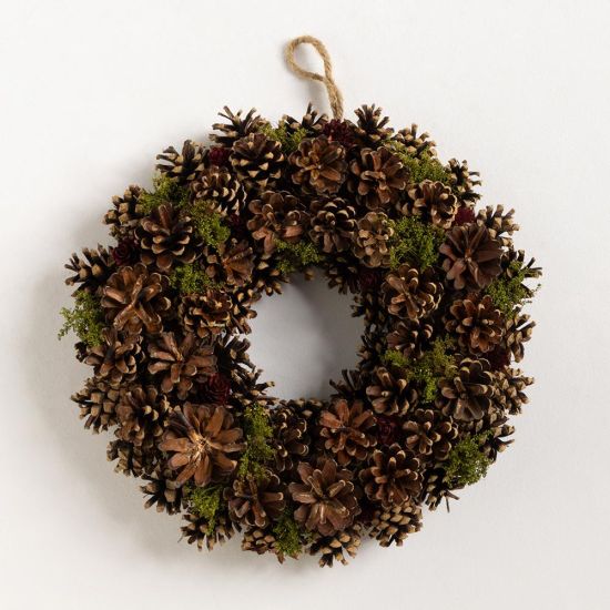 Pinecone Wreath Traditional Christmas Decoration