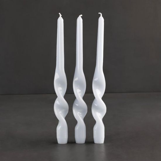 Spiral Taper Candles in Sage by Maegen – Good Living Distribution Ltd