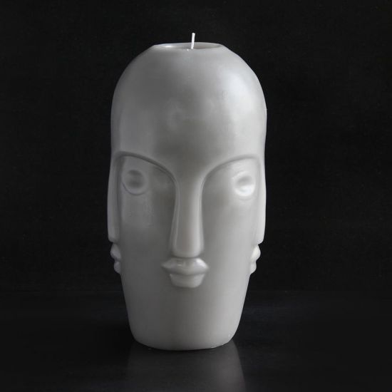 Tozi Large Head Candle Multi Face Design
