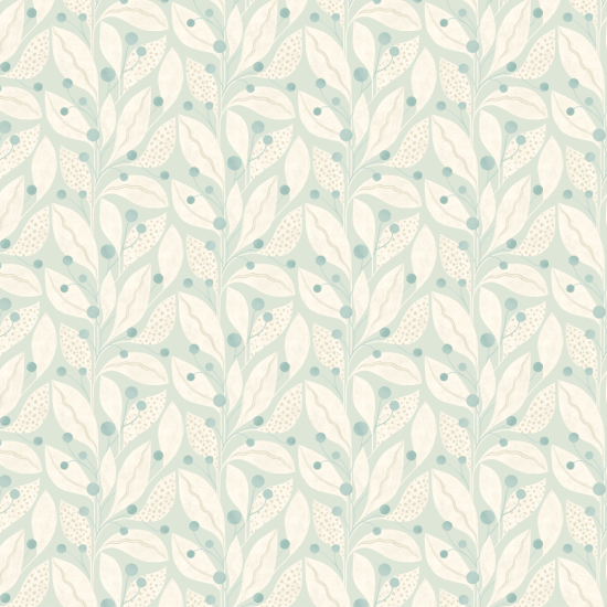 Ohpopsi Wallpaper - Laid Bare - Berry Dot - Duckegg