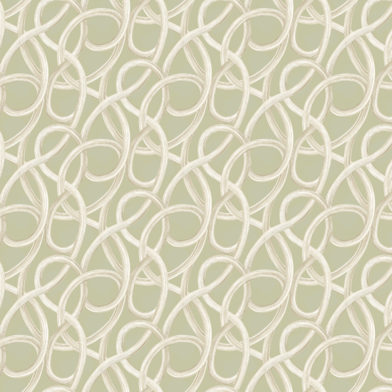 Ohpopsi Wallpaper - Laid Bare - Twisted Geo - Moss
